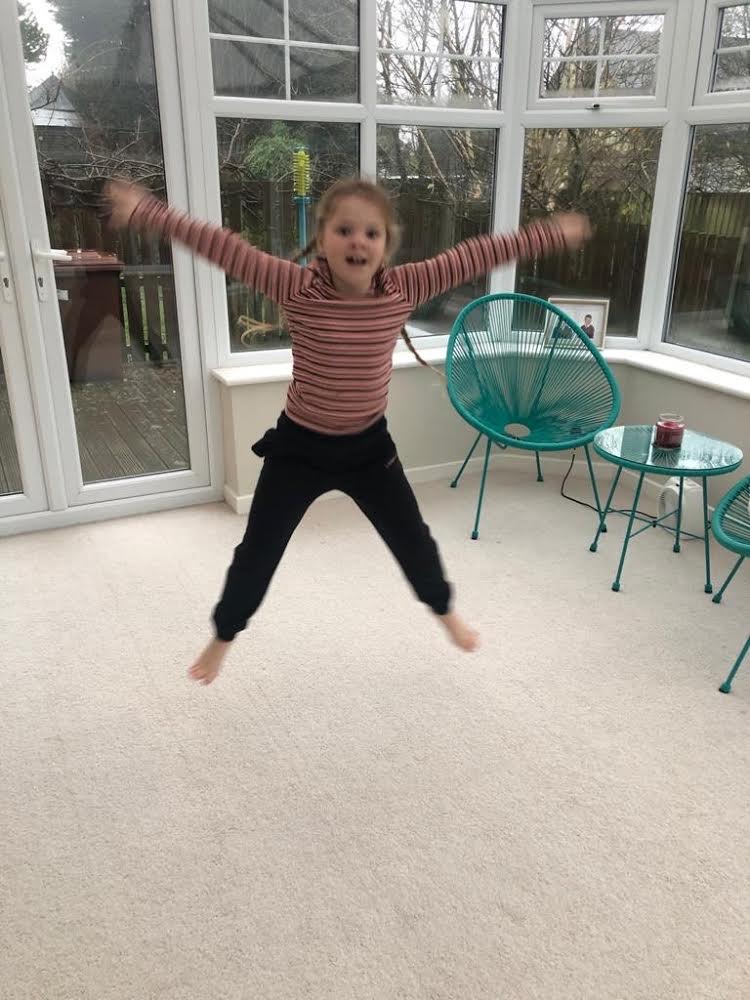 BurnleySSP's tweet photo. Some more great efforts from the children at St Joseph's Parkhill, here they are taking part in the Jumpathon and the Fitness circuit from the21 Day bingo challenge! #activitybingo #active21 https://t.co/m4PAjMv23t