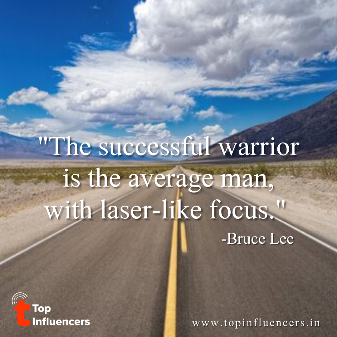 TopInfluencerIN's tweet photo. The successful warrior is the average man, with laser-like focus. -Bruce Lee
Team Top Influencers: https://t.co/19F9Fu3a1p
#top_influencers #influencermarketing #youtubers #campaigns #youtubeinfluencer https://t.co/YNvlA4GKHE