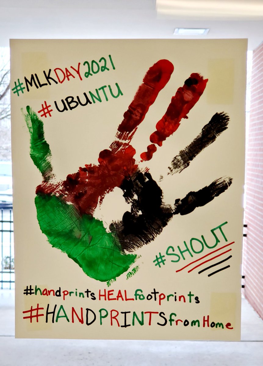 Please join <a href="/sf_SHOUT/">sfSHOUT</a> &amp; the other SHOUT chapters in celebrating #MLKDay2021 Be sure to make and post your handprint for social justice change!
<a href="/PDESecretary/">Pennsylvania’s Acting Secretary of Education</a> <a href="/SF_K5Enrichment/">Dr. Chuck Herring</a> @klockette <a href="/SouthFayetteSD/">South Fayette Township School District</a> <a href="/apa1906NETwork/">Alpha Phi Alpha Fraternity, Inc. ®</a>
#handprintsHEALfootprints #HandprintsFromHome #Ubuntu
