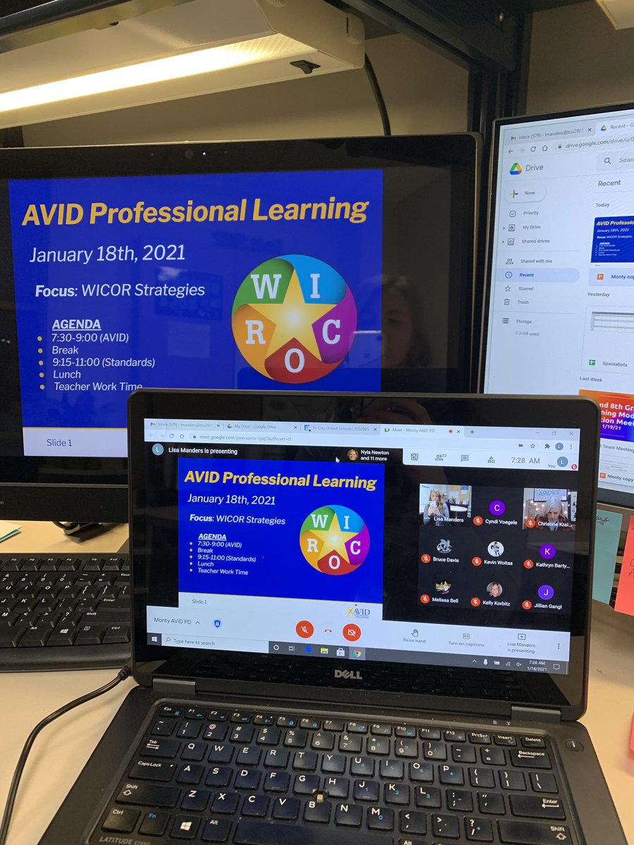 Excited to dive into AVID WICOR strategies with my amazing elementary staff today.