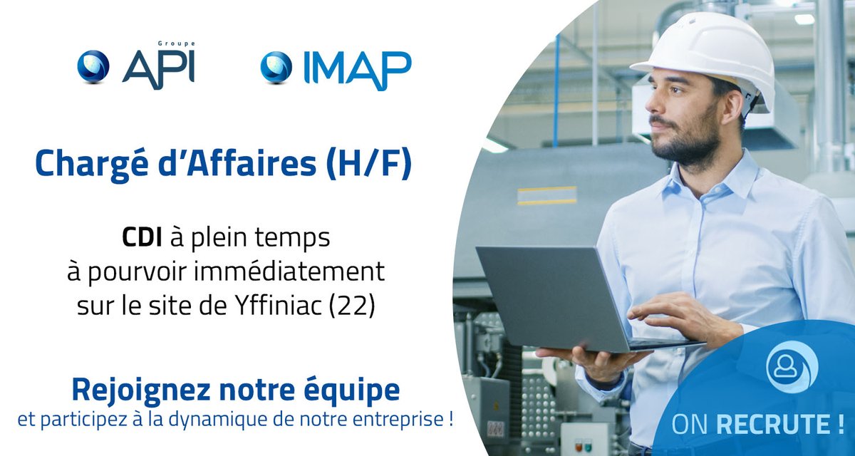 groupeapi's tweet photo. #Recrutement https://t.co/rjqu4GYPaj