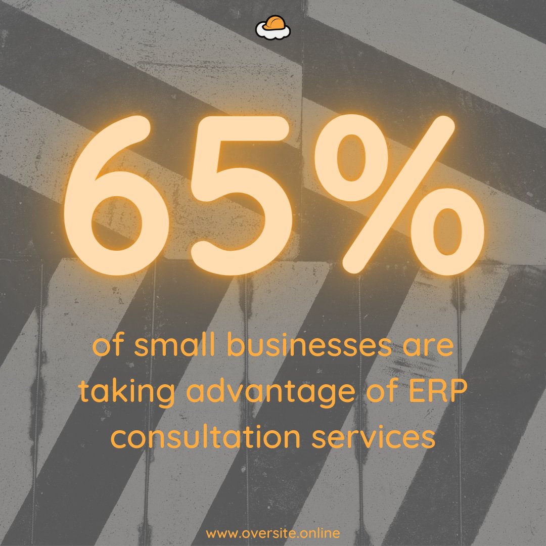 OversiteERP's tweet photo. Did you know? 65% of small business are taking advantage of ERP consultation services ✅

Find out what all the fuss is about: 
📞 01924 288012
📩 info@oversite.online
💻 https://t.co/lFNTOW0aYR

Our consultation service is 100% FREE and always will be. https://t.co/7G9aHLHEKd