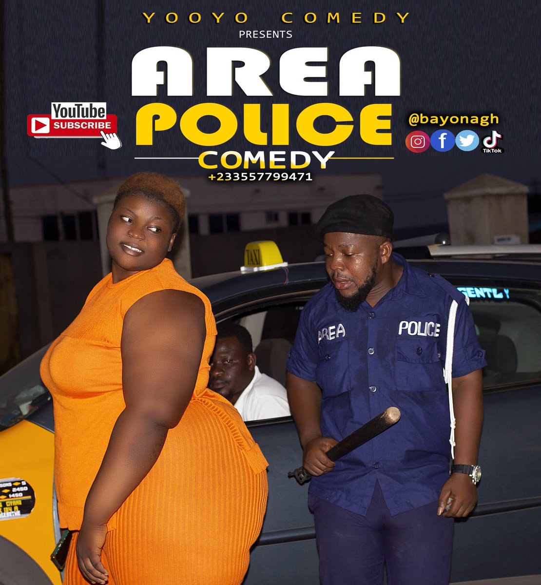 bayonagh_'s tweet photo. See officer ooo, officer in trouble πππππ
Subscribe below ππ
https://t.co/86hSUWKCdf
#AreaPoliceComedy
#Bayonagh
#YooyoComedy
@iamedem @gbevunation @ComedyCentral @utvghana @funnyfacegh @kalybos_1 https://t.co/KVc11zLc5y