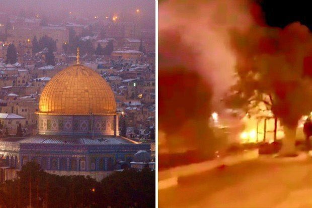 The second fire to counteract the energy of the  #Goddess was targeting  #Solomon's stables near Al-Aqsa mosque in Jerusalem:  https://stillnessinthestorm.com/2019/04/coincidence-al-aqsa-mosque-fire-burns-same-night-as-notre-dame/