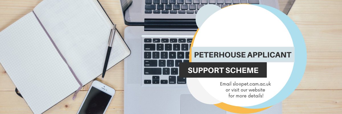 Year 12 students - you should have received an email about an exciting new scheme from @Peterhouse_SLO. It is a fantastic opportunity so make the most of it! ๐
