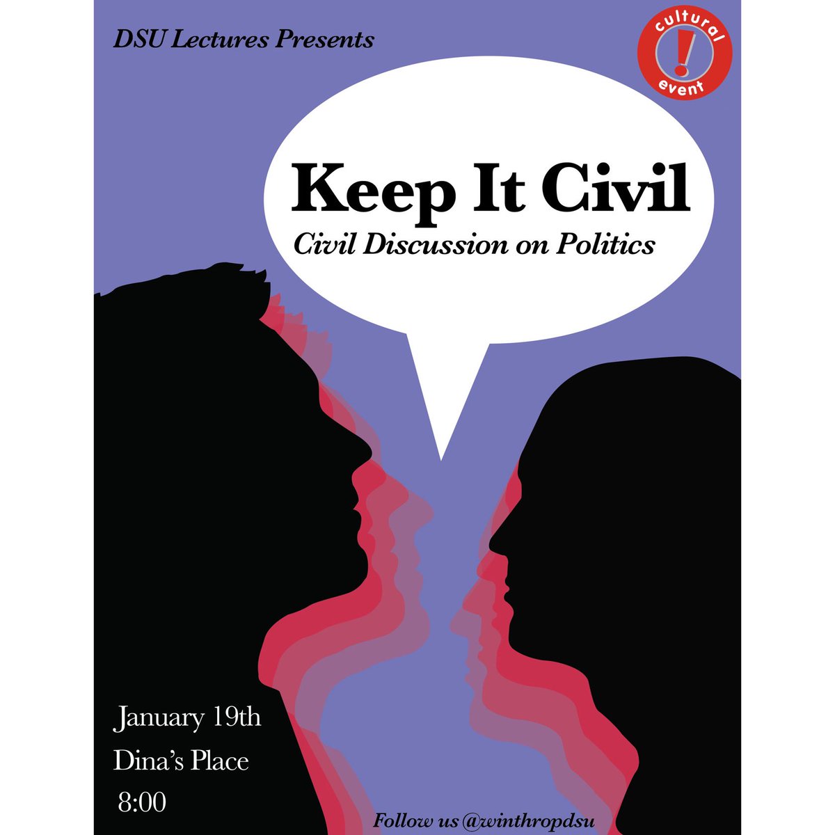 WinthropDSU's tweet photo. 🚨FREE CULTURAL EVENT TOMORROW NIGHT! 🚨
Sign up either IN PERSON or VIA ZOOM here: https://t.co/AQQwFIRYXO https://t.co/Sdcxh4U2iX