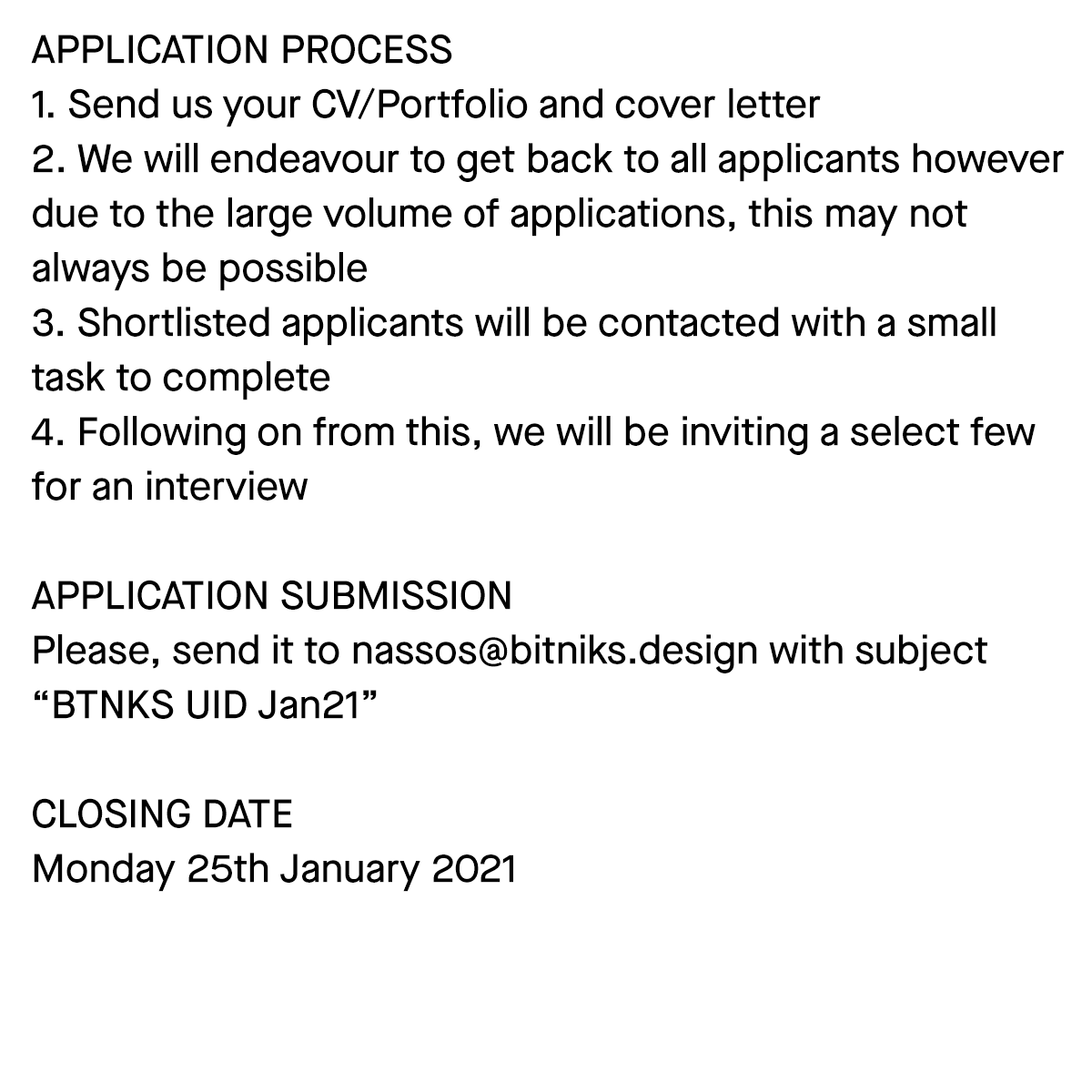 BitniksDesign's tweet image. Bitniks are looking for a junior/mid-level UI designer to collaborate on a freelance basis on a variety of projects. #designjob #designerjob
