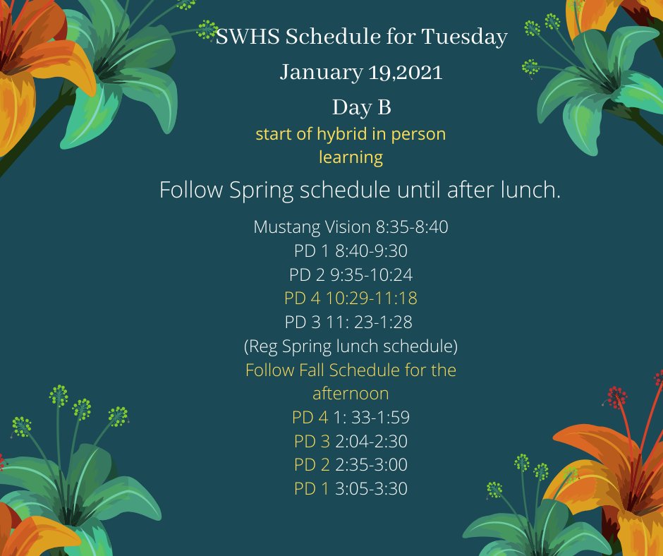 SWHS Parent Advisory Board tweet media