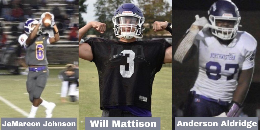 scoutSMART_'s tweet photo. Northwestern FB is FULL of Talent! 😤

⭐️ 21’ WR JaMareon Johnson
🐦 @JaMareon5
🎥 https://t.co/AOsVevLtqN

⭐️ 21' WR Anderson Aldridge
🐦 @KAldridge_87
🎥 https://t.co/8K435UI8yQ

⭐️ 22' QB Will Mattison
🐦 @Will1Mattison
🎥 https://t.co/DyaTBa20DN

Very talented players! 💪🏽 https://t.co/0IK7pSOyBC