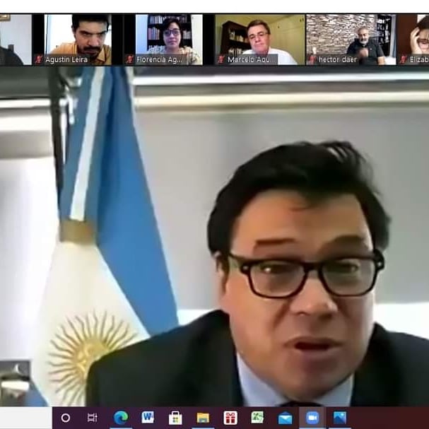 CEGRADArgentina's tweet photo. APERTURA del FoITra junto a Claudio Moroni, @FlorAguileraFA @agustinleira @hectordaer y Marcelo Aquino https://t.co/dmUgyOE6Br