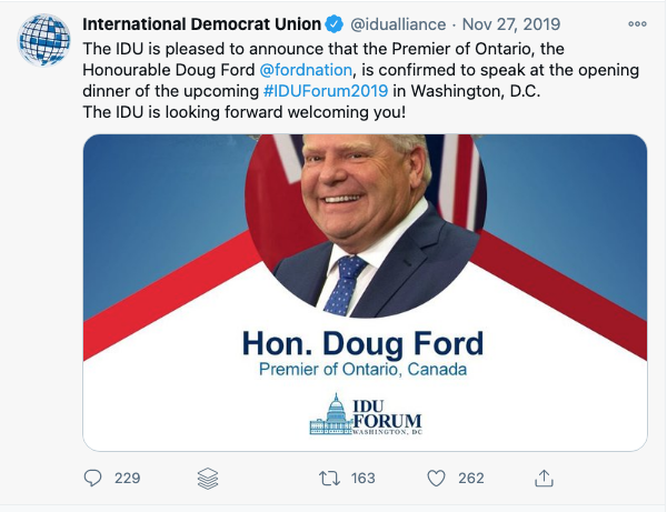 3/ It's also super weird that sub-national, regional politicians participate in this stuff. What do regional politicians have to do with international politics? 