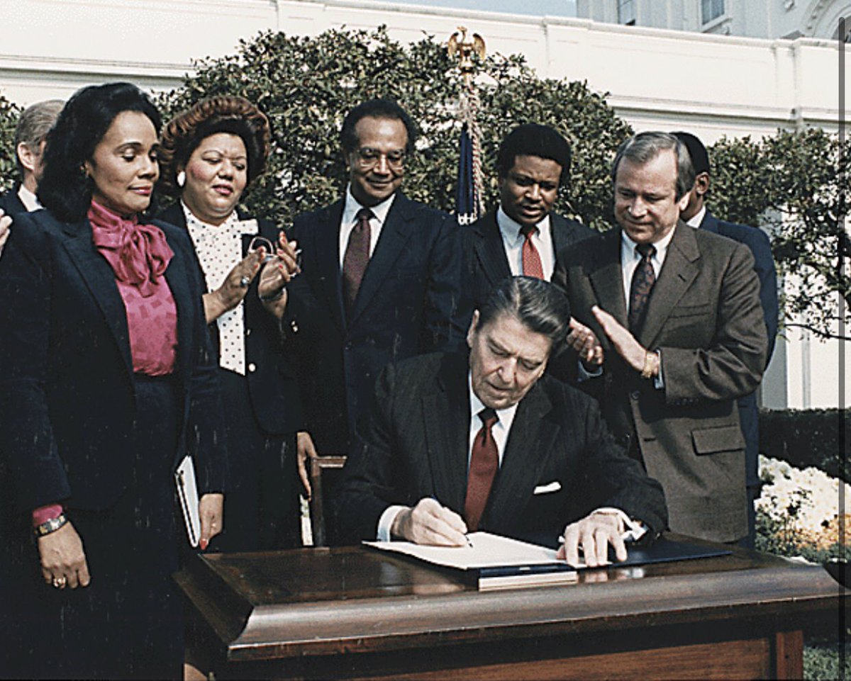 DID YOU KNOW?
The First Dr. Martin Luther King Holiday Was Celebrated in 1986!

President Ronald Reagan Signed the Holiday Bill into Law in November 1983.  

#DrMartinLutherKing #MLK #CivilRights #History #Holiday