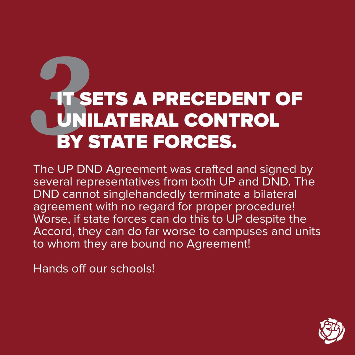AYTaft's tweet photo. WHY IS THE TERMINATION OF THE UP-DND ACCORD HARMFUL? https://t.co/u7plBUuKQS