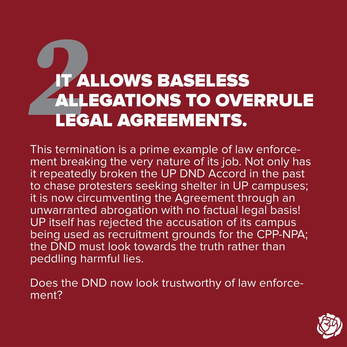 AYTaft's tweet photo. WHY IS THE TERMINATION OF THE UP-DND ACCORD HARMFUL? https://t.co/u7plBUuKQS