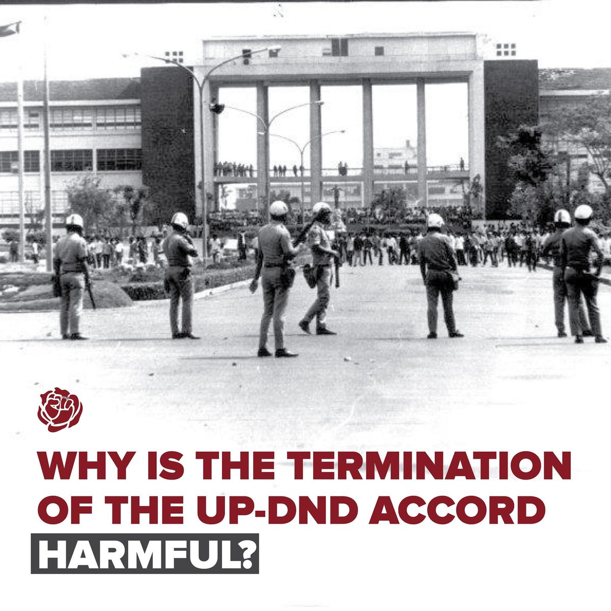 AYTaft's tweet photo. WHY IS THE TERMINATION OF THE UP-DND ACCORD HARMFUL? https://t.co/u7plBUuKQS