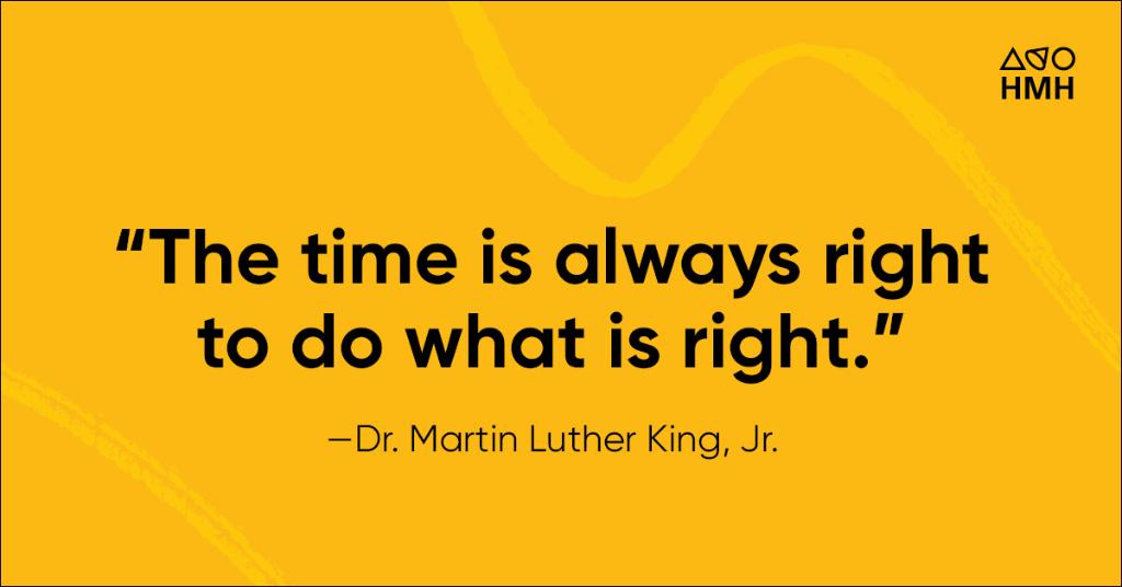 Honoring #MLKDay in this historic period means actively practicing Dr. King's principles—to allow for compassion, to teach acceptance, and to pursue the dream of a more equitable future. To educators practicing these values each and every day—thank you.