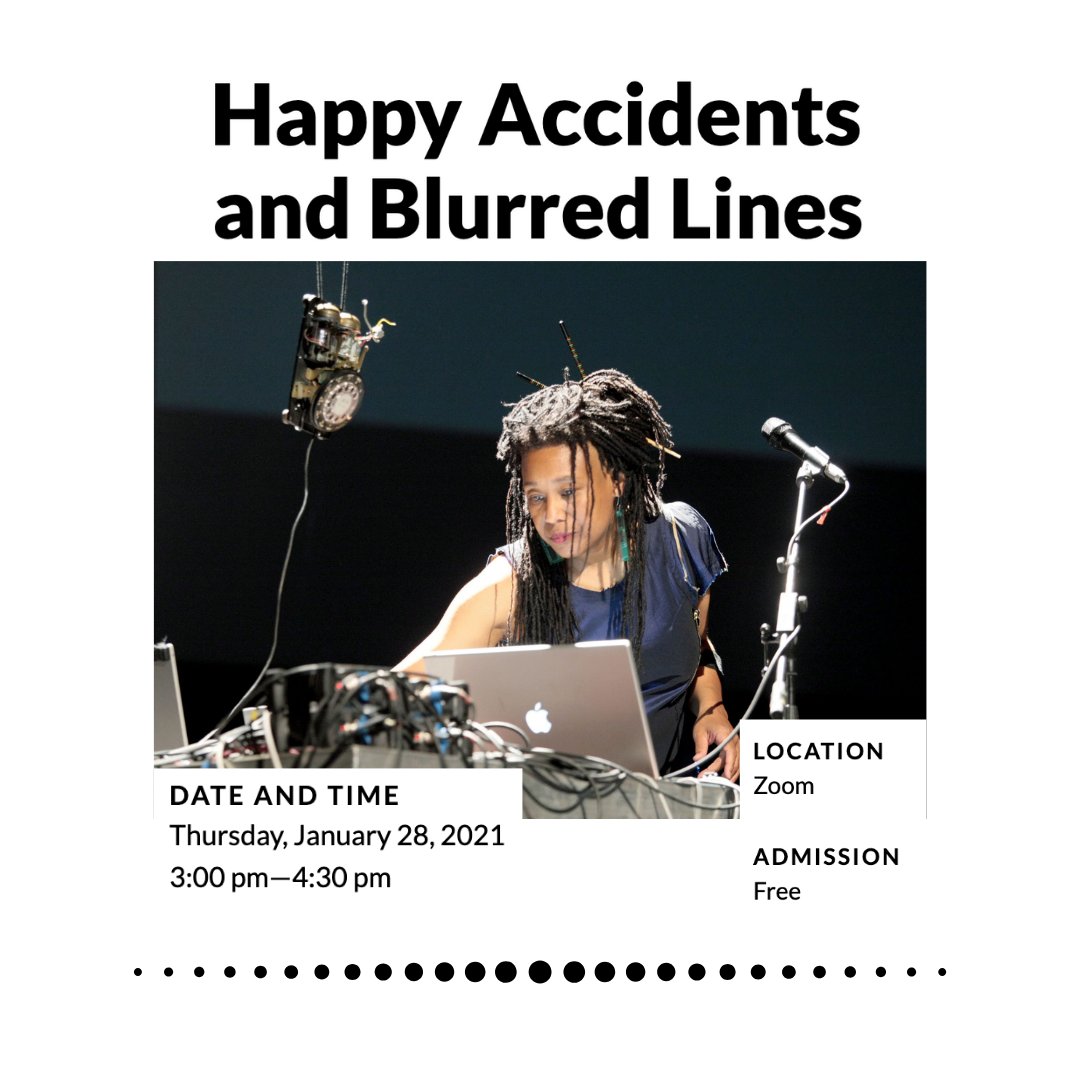 Our first Leading Voices event for the Spring semester will be next Thursday with composer/performer/audio artist, <a href="/pamelaz/">Pamela Z</a>! RSVP here: buff.ly/3bM6Qpy