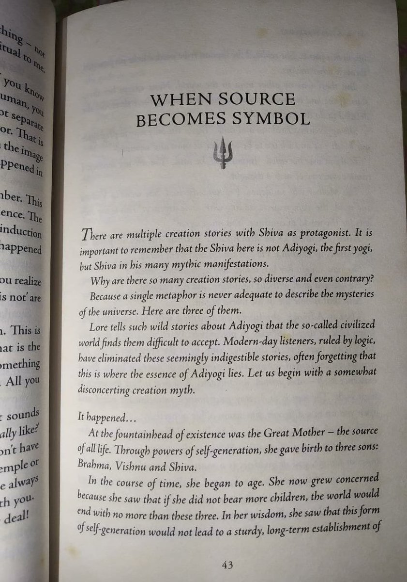 Themaskedman On Twitter Here Is The Full Page Which Starts With The Disclaimer That There Are Many Stories In Mythologies About Shiva And This Is A Rather Disconcerting Creation Myth Which