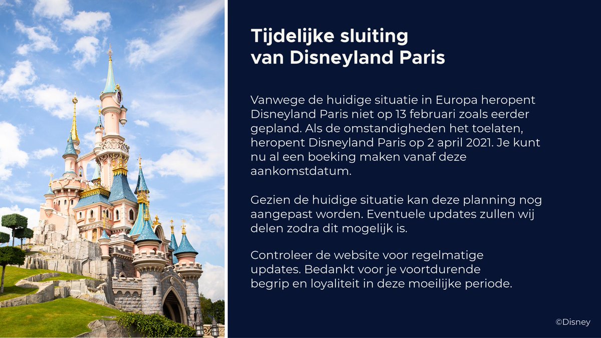 Disneyland Paris NL tweet media