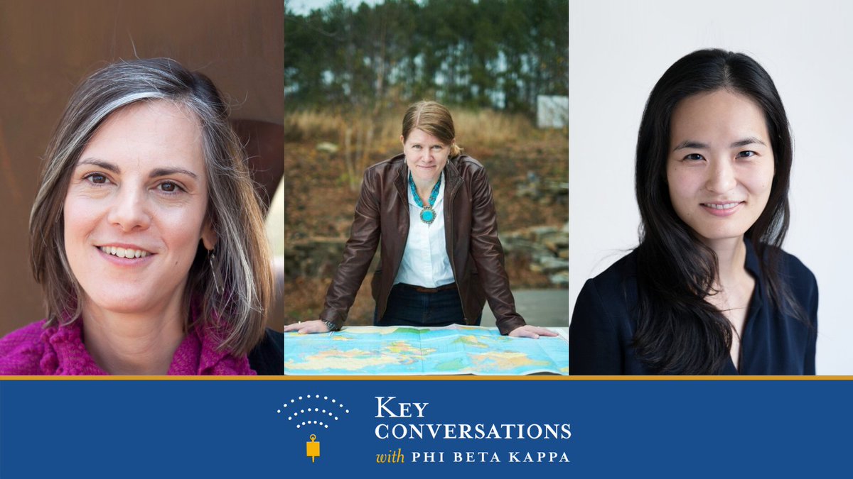 PhiBetaKappa's tweet photo. Listen to #PBKBookAwards-winning authors Leah Price (@LeahAtWhatPrice), Sarah Parcak (@indyfromspace), and Sarah Seo (@SAShistorian) on the latest episode of our #PBKKeyConvos podcast: https://t.co/YTg1h8W0sw https://t.co/5LIA3HFtJR