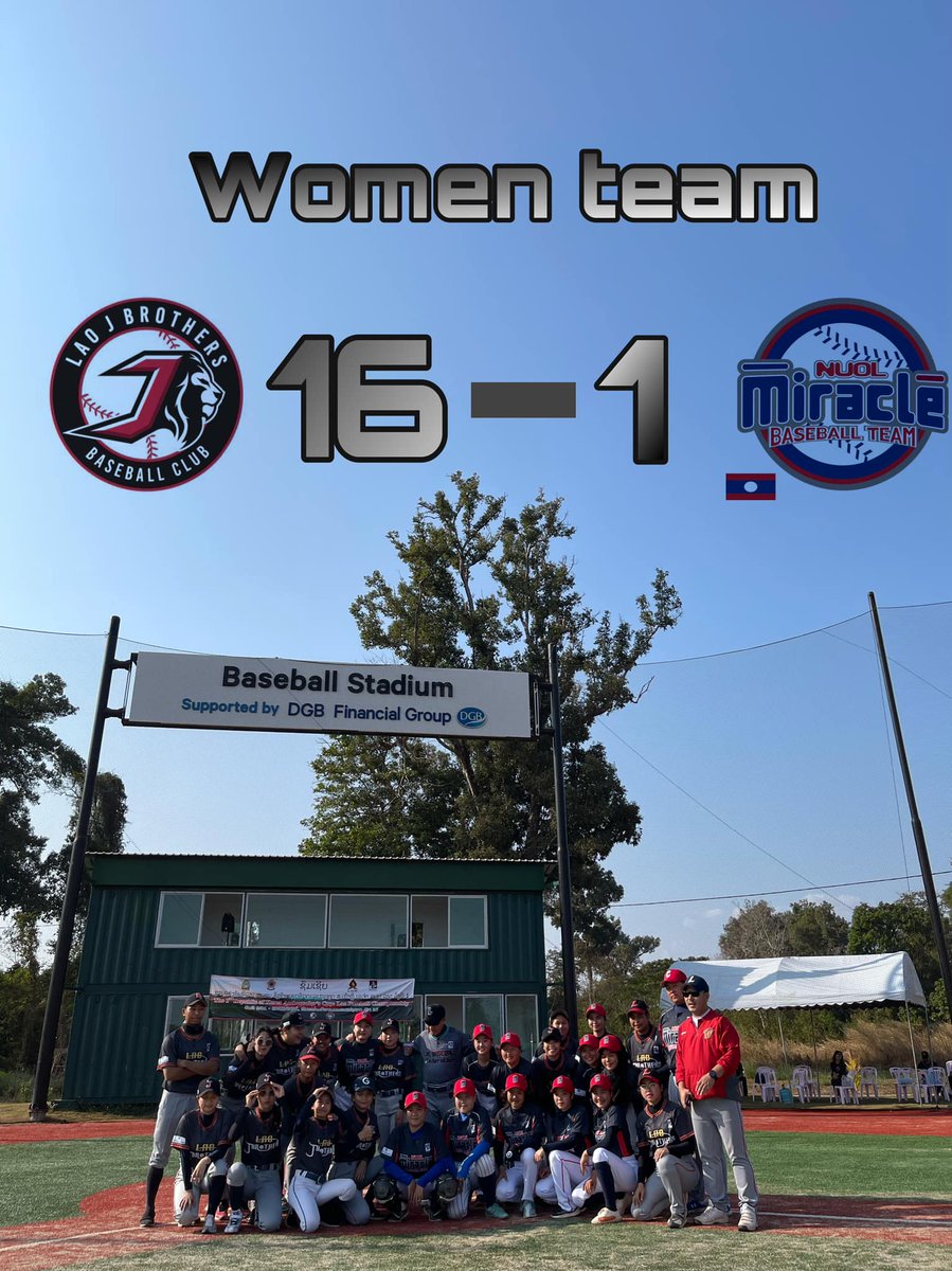 ExtraInningsUK's tweet photo. Only three weeks into 2021 and the first #womensbaseball game has been played, in the unlikely location of #Laos. The Korea Republic Cup featured:
3️⃣ men's teams 
3️⃣ women's
2️⃣ schools 
https://t.co/SBlLRt36dj 
@lao_news @IWBC4Me @mtb_org @baseballfor_all
📷 Lao E-daily https://t.co/fJraGNAwvX