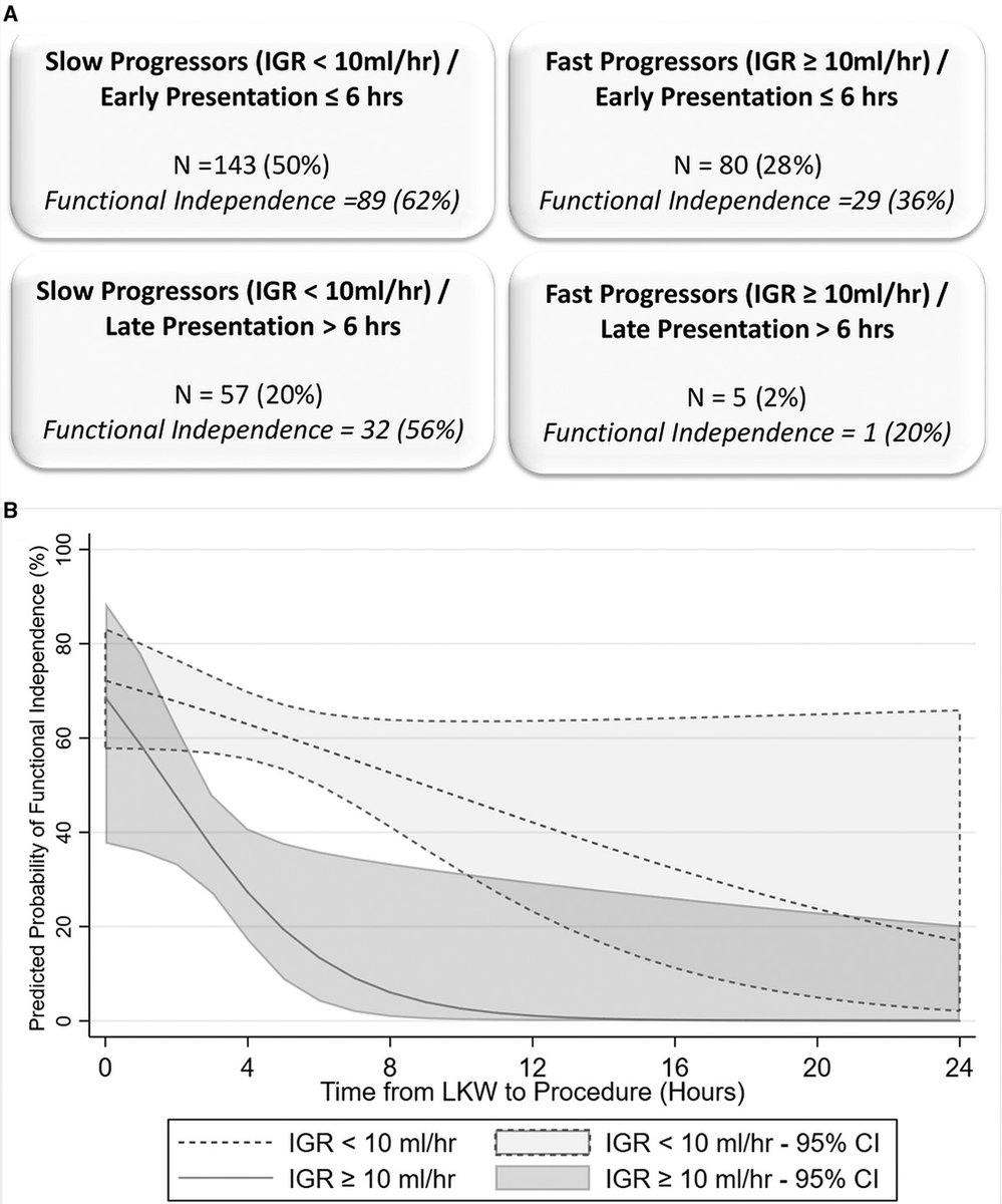 #STROKE Early Infarct Growth Rate strongly correlates with both collateral status and clinical outcomes after #MechanicalThrombectomy in #LVO stroke patients @amrsarrajMD @AmeerEHassan #SELECT investigators ow.ly/wBuF50DbmX4
