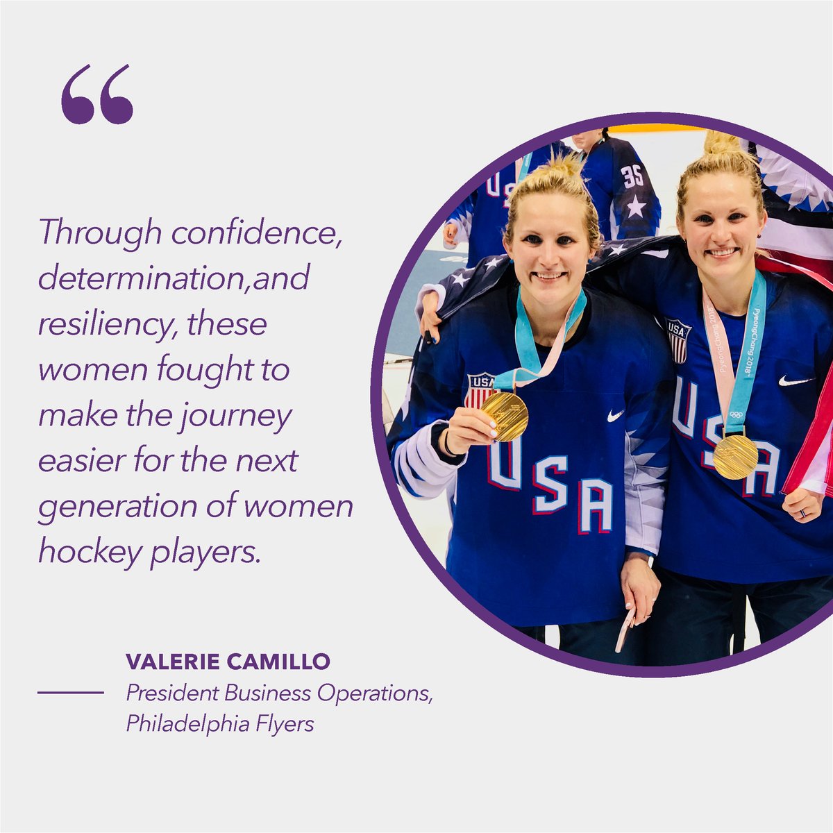 LamoureuxTwins's tweet photo. We hope that #Dare2MakeHistory inspires YOU to fight for equity in your own life and especially for those who may not be able to #MLKDay #cheerfortheonebehind #genderequity