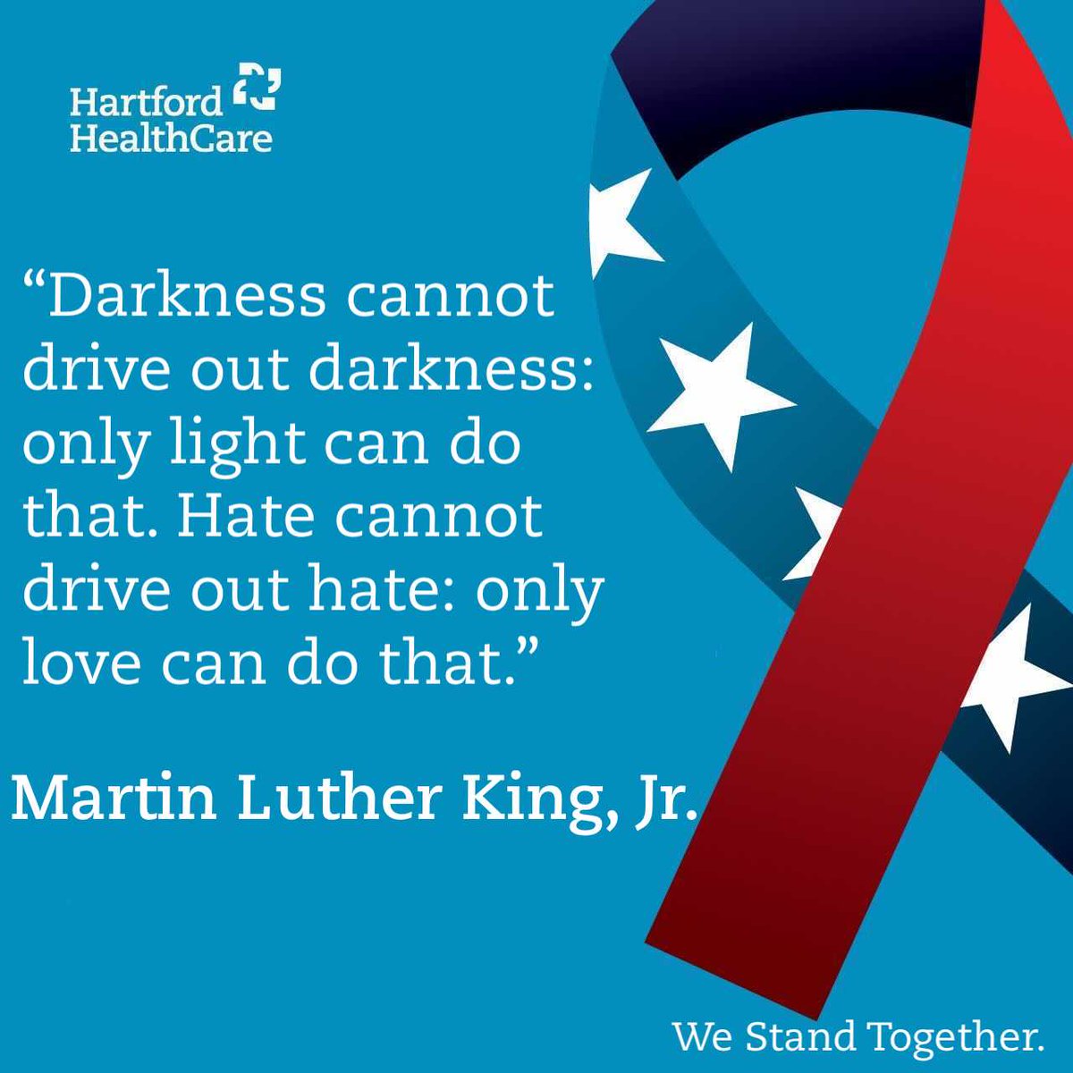 Today we honor Martin Luther King, Jr. On this day we reflect on the work that still needs to be done and the changes we can all make together. Today is meant to be a day of service, while celebrating the accomplishments of a great civil rights leader. #westandtogether #mlkjr