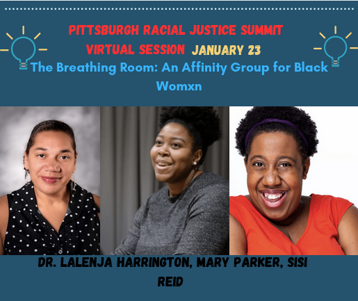justicepgh's tweet photo. REGISTER NOW! https://t.co/Grv0ufJ09X

The Breathing Room Affinity Group is a space created by black womxn for black womxn to breathe, heal, create, &amp; affirm. 
 @ReidSisi  @MaryCParker #PRJS https://t.co/vbyyjdllpy