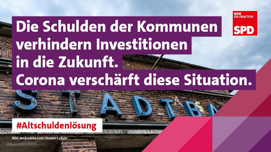 spd_fraktion_nw's tweet photo. Die Stunde Null für #Kommunen muss jetzt kommen. Durch #Corona steigen die Belastungen. Wir brauchen endlich neuen Handlungsspielraum für sinnvolle Investitionen. Deshalb unterstützen wir die #Altschuldenlösung von @OlafScholz. #LtNRW 👇
https://t.co/3ZK0GUDbS1 https://t.co/4QwxbBEJ6R