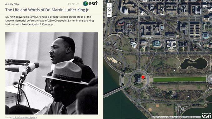 Martin Luther King Jr Memorial Map