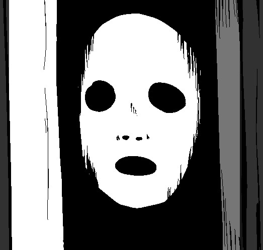 過去に描いた心霊イラストがありましたわ 