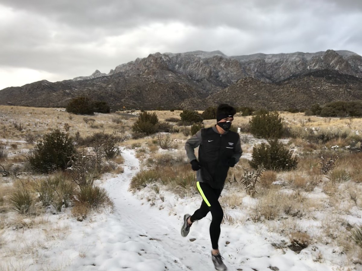 Hit the running trails! 

Strengthen your respiratory system, soak in vitamin D, get fresh air, ... nobody's close to you. 

There is no safer place than the those lonely running trails. 

Go run!