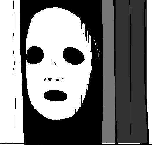 過去に描いた心霊イラストがありましたわ 