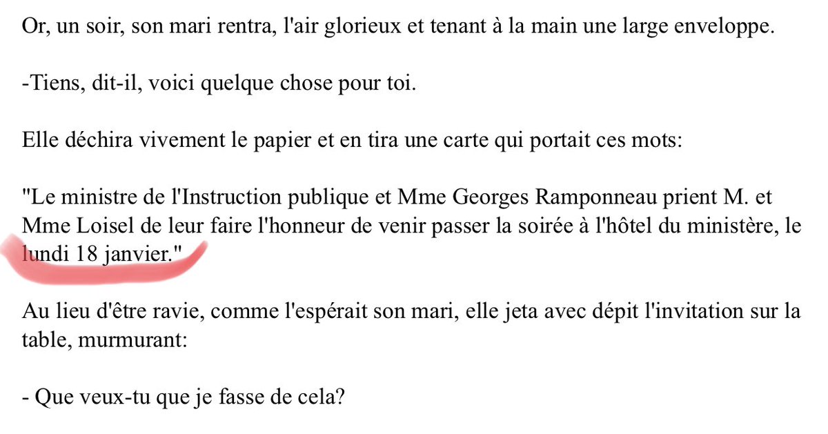 _Mme_E's tweet photo. C’est quoi le chic ultime du prof de lettres ? 

C’est d’attaquer en classe l’étude de #LaParure de #Maupassant un... lundi 18 janvier !
#VieDeProf
#ReineDesConnassesTropClasse https://t.co/fRDv6gjFKC