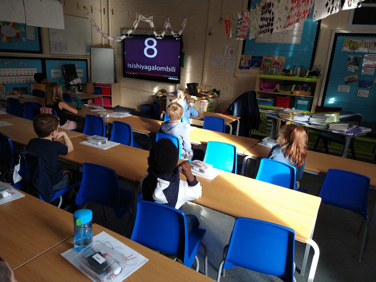 ByronSchool's tweet image. Year 1 learnt to count in #Zulu #multiculturalweek