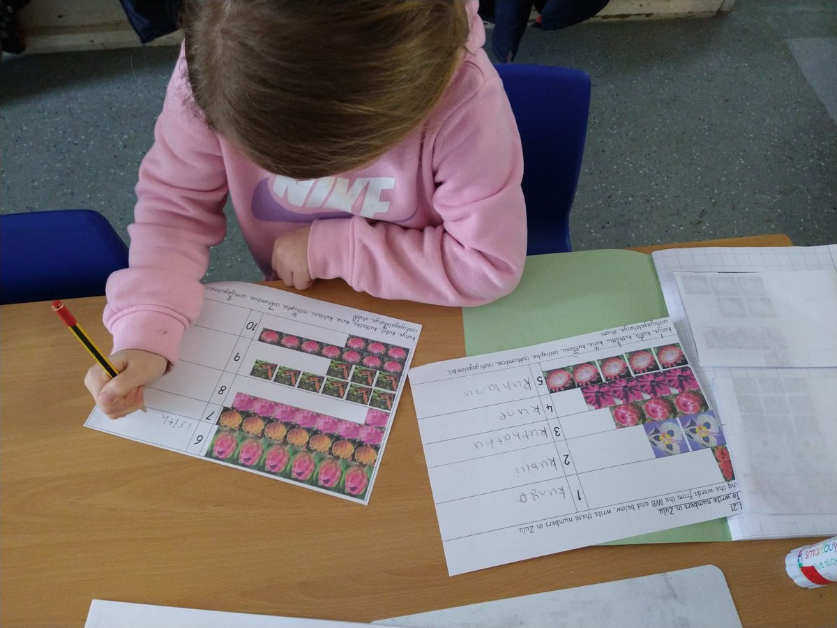 ByronSchool's tweet image. Year 1 learnt to count in #Zulu #multiculturalweek