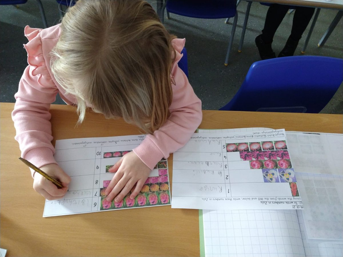 ByronSchool's tweet image. Year 1 learnt to count in #Zulu #multiculturalweek