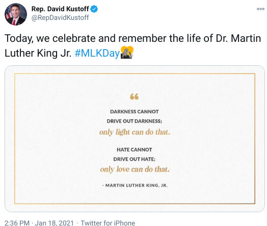 [figures you get the idea, jumps around to a few more to hammer it home]Rep. David Kustoff