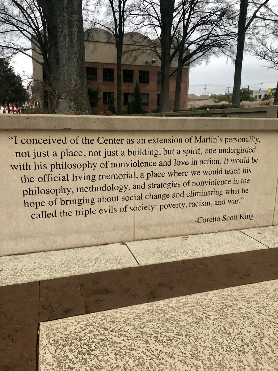 'Life’s most persistent and urgent question is, “What are you doing for others?”' - Martin Luther King Jr.

Happy Martin Luther King Jr. Day #MLKDay #Kingcenter #Atlanta