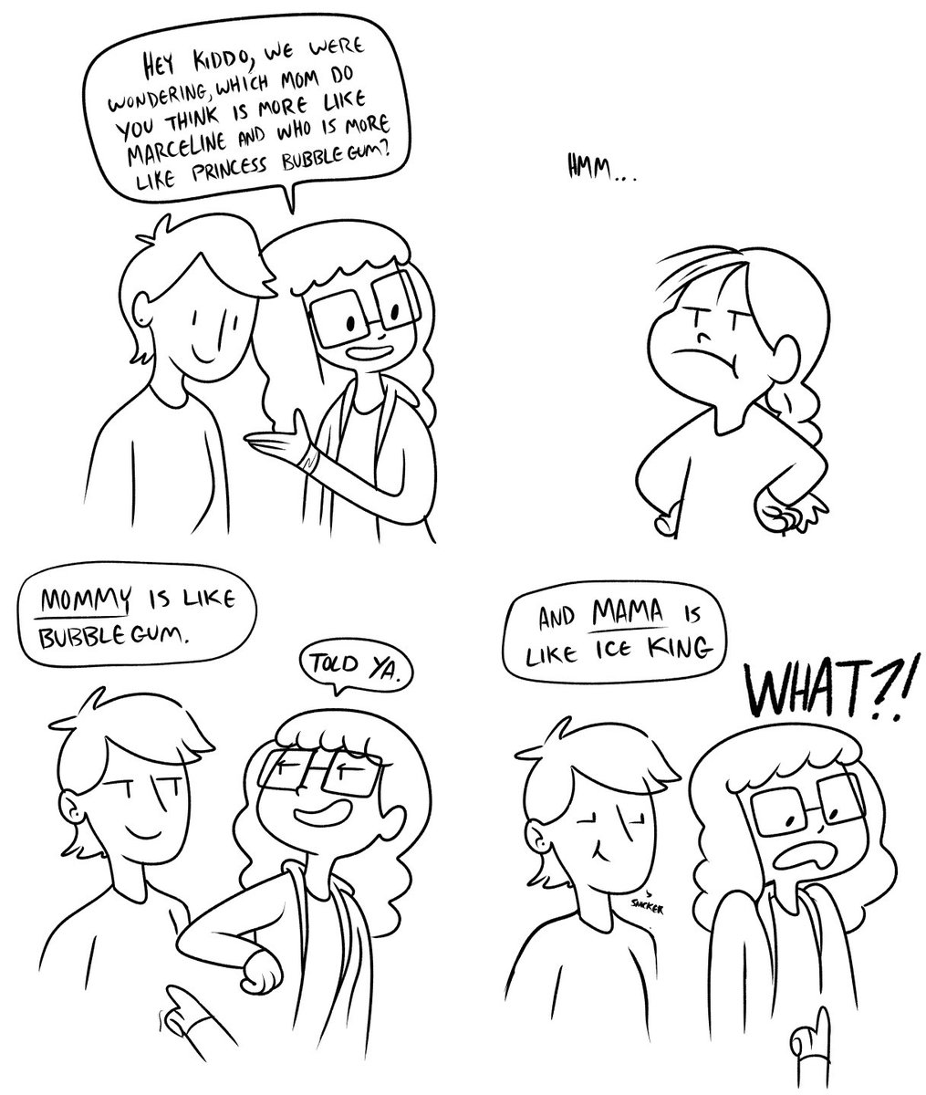He's her second favourite character so I know it's from a place of affection but damn. 