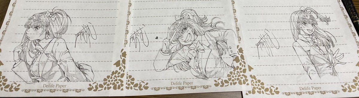 遅くなりましたがファンレターの返事描きました!明日だします〜???ありがとうございます!??? 