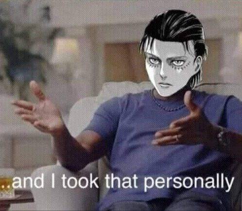 Mais vraiment il a prit trop à coeur ce qu'on lui a appris dans sa jeunesse : "dans la vie l’essentiel c'est d'avancer !"PLUS LITERAL TU MEURS