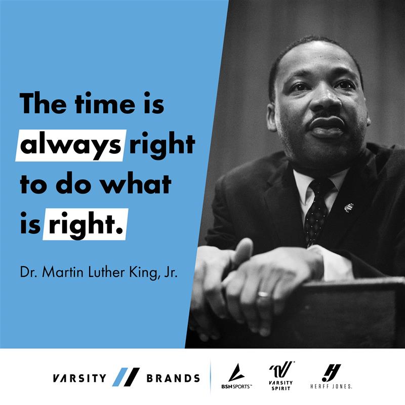As we honor the life of Dr. Martin Luther King Jr., we are reminded of his powerful words that still resonate today — “𝐓𝐡𝐞 𝐭𝐢𝐦𝐞 𝐢𝐬 𝐚𝐥𝐰𝐚𝐲𝐬 𝐫𝐢𝐠𝐡𝐭 𝐭𝐨 𝐝𝐨 𝐰𝐡𝐚𝐭 𝐢𝐬 𝐫𝐢𝐠𝐡𝐭.”