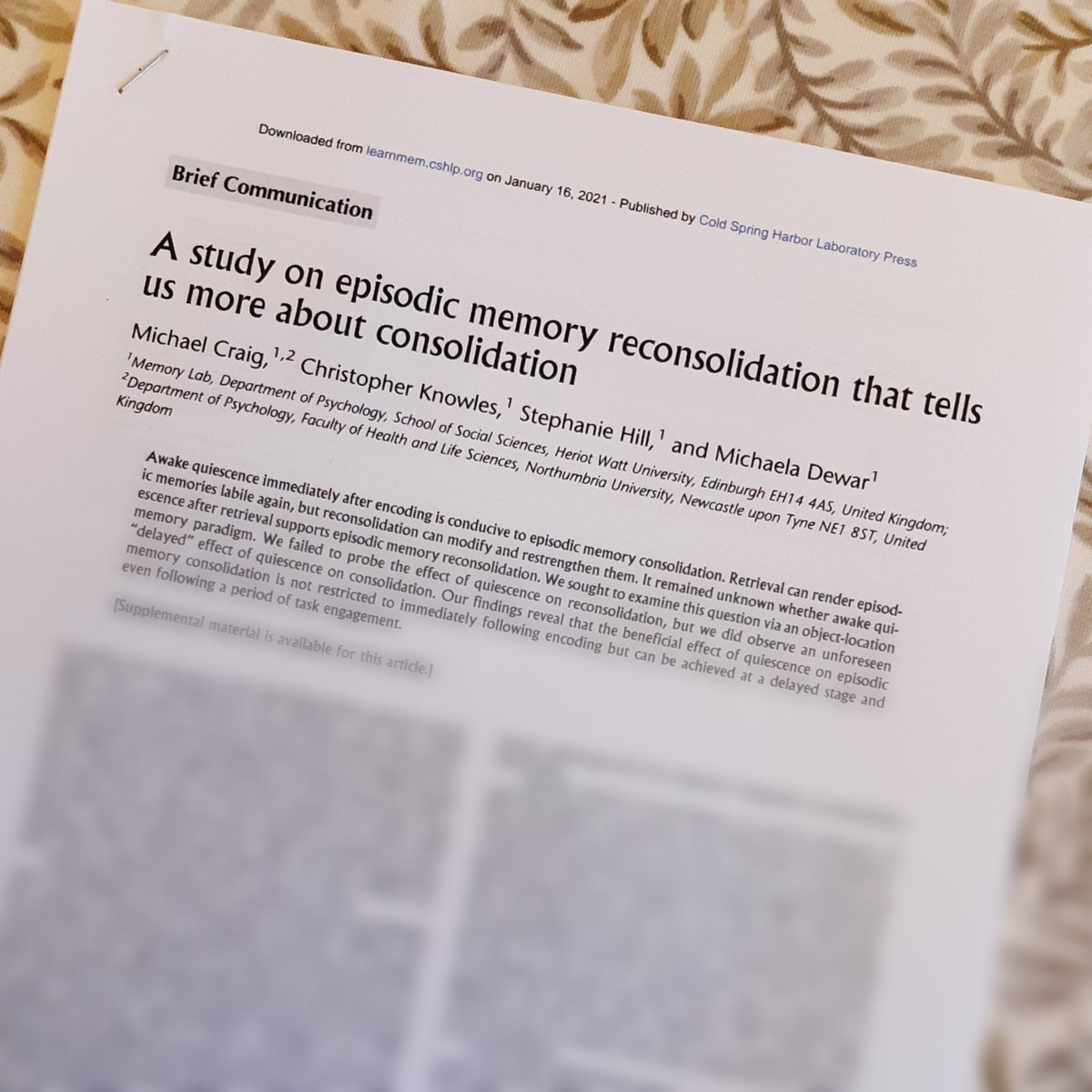 chrisknowles22's tweet image. Check it out, my first ever published piece of work!! 🥳
It feels brilliant to finally have my name on something and I&apos;m delighted with how this has turned out. 

If you&apos;ve a subscription to Learning and Memory you can view the full article here: learnmem.cshlp.org/content/28/2/30