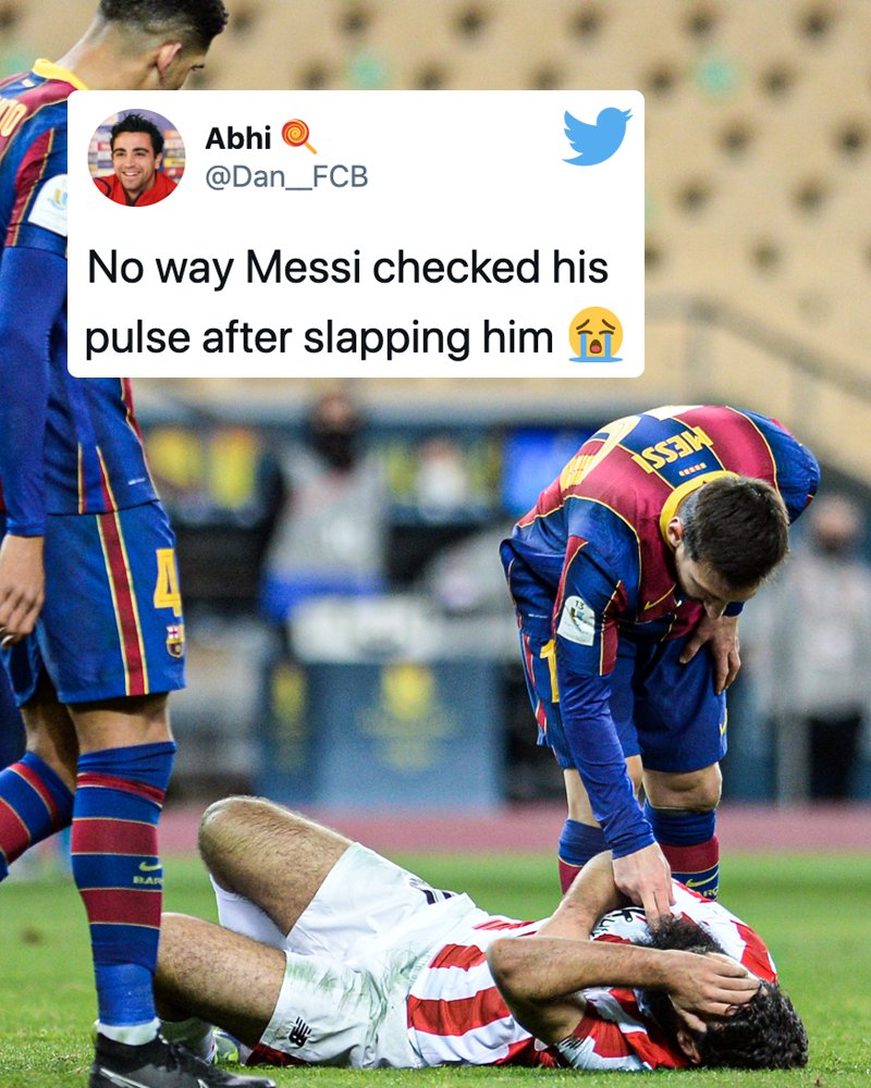 ESPNFC's tweet photo. Brilliant 🤣👏 

(h/t @Dan__FCB) https://t.co/5z4cJJYBW1