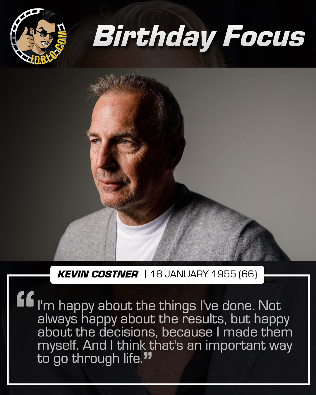Wishing Kevin Costner a very happy 66th birthday!

What is your favorite film of his? 