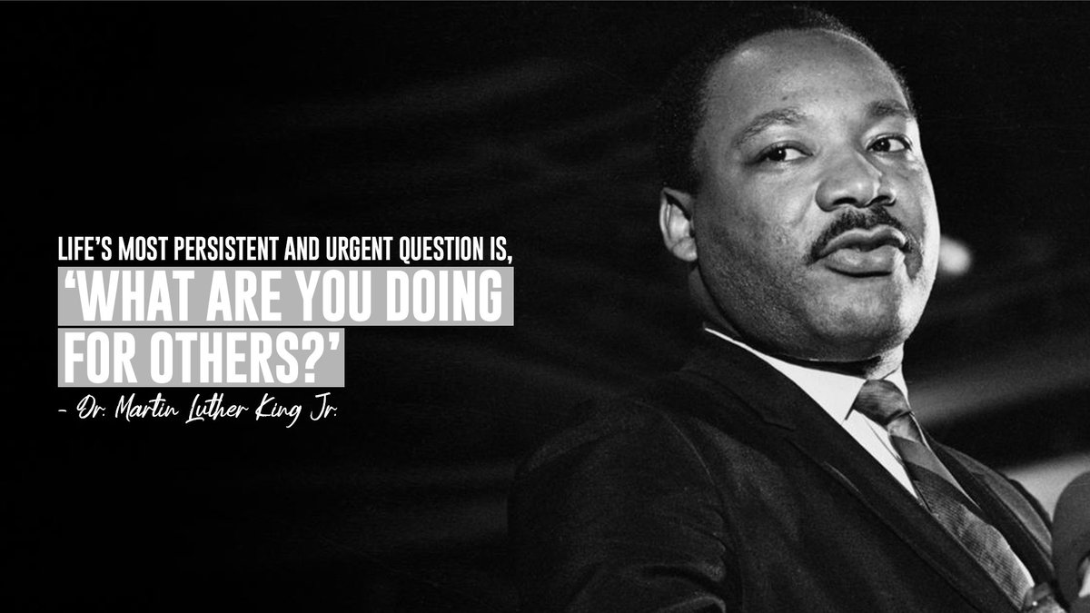 Today, we continue to remember and honor the life and legacy of Dr. Martin Luther King Jr. #MLKDay