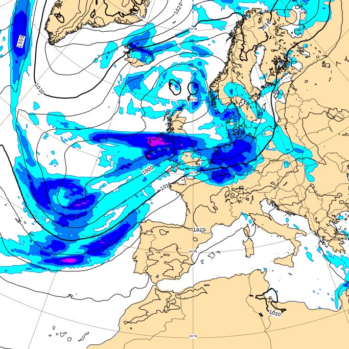 IreneSanta_'s tweet photo. Espero no ser la única persona que ve un fantasma en este mapa de @ECMWF 👻 https://t.co/IqUxwdShjH