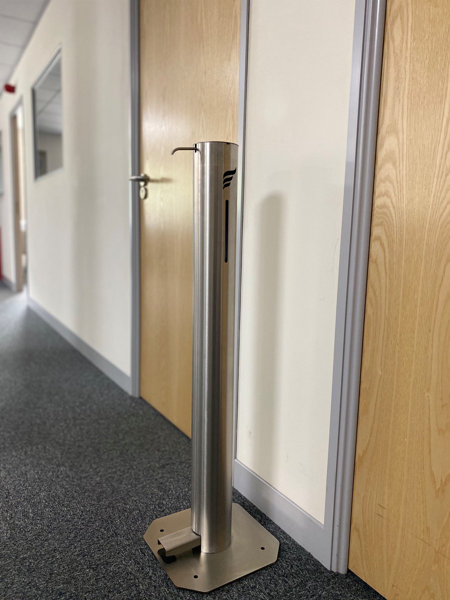 Astreea Pedal Hand Sanitizer unit. 
Available for Trade Only or call us for your local supplier!
01432 359 906 EXT. 1